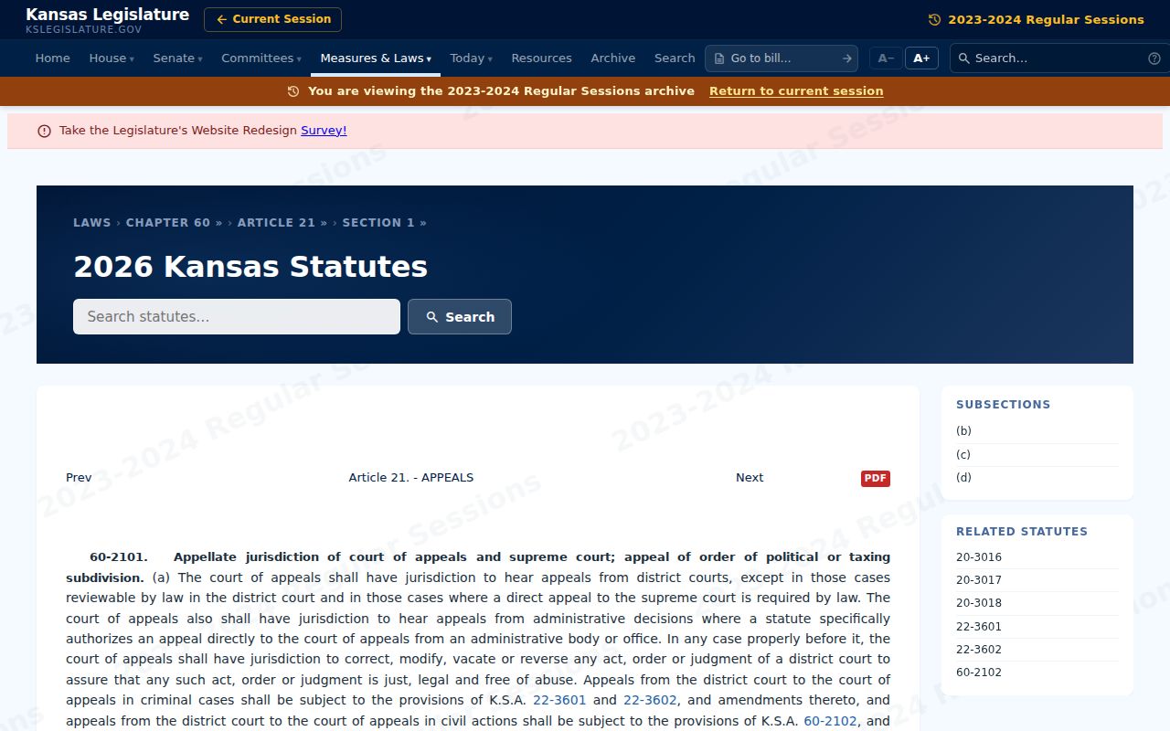 Crawford County civil court docket Kansas civil procedure law
